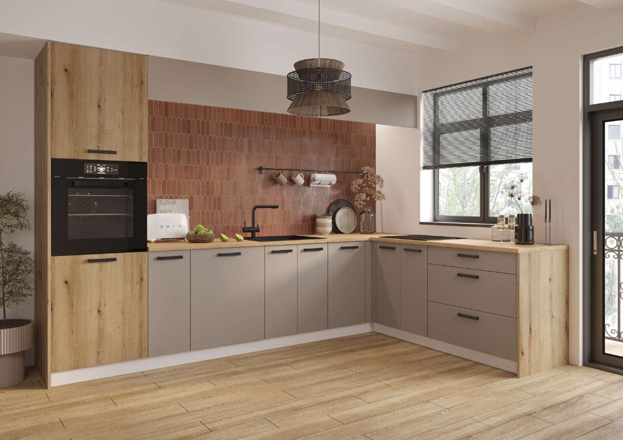 Cocina con lavavajillas integrado