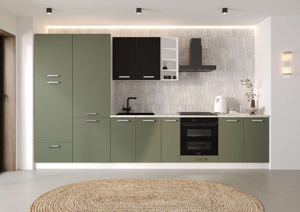 Cocina lineal modular