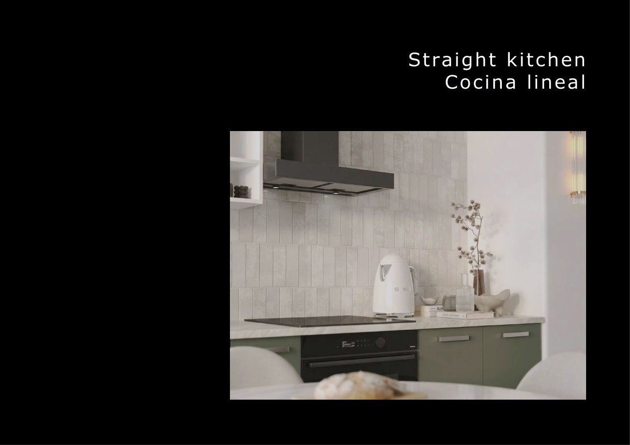 Cocina lineal desde 1.500 €