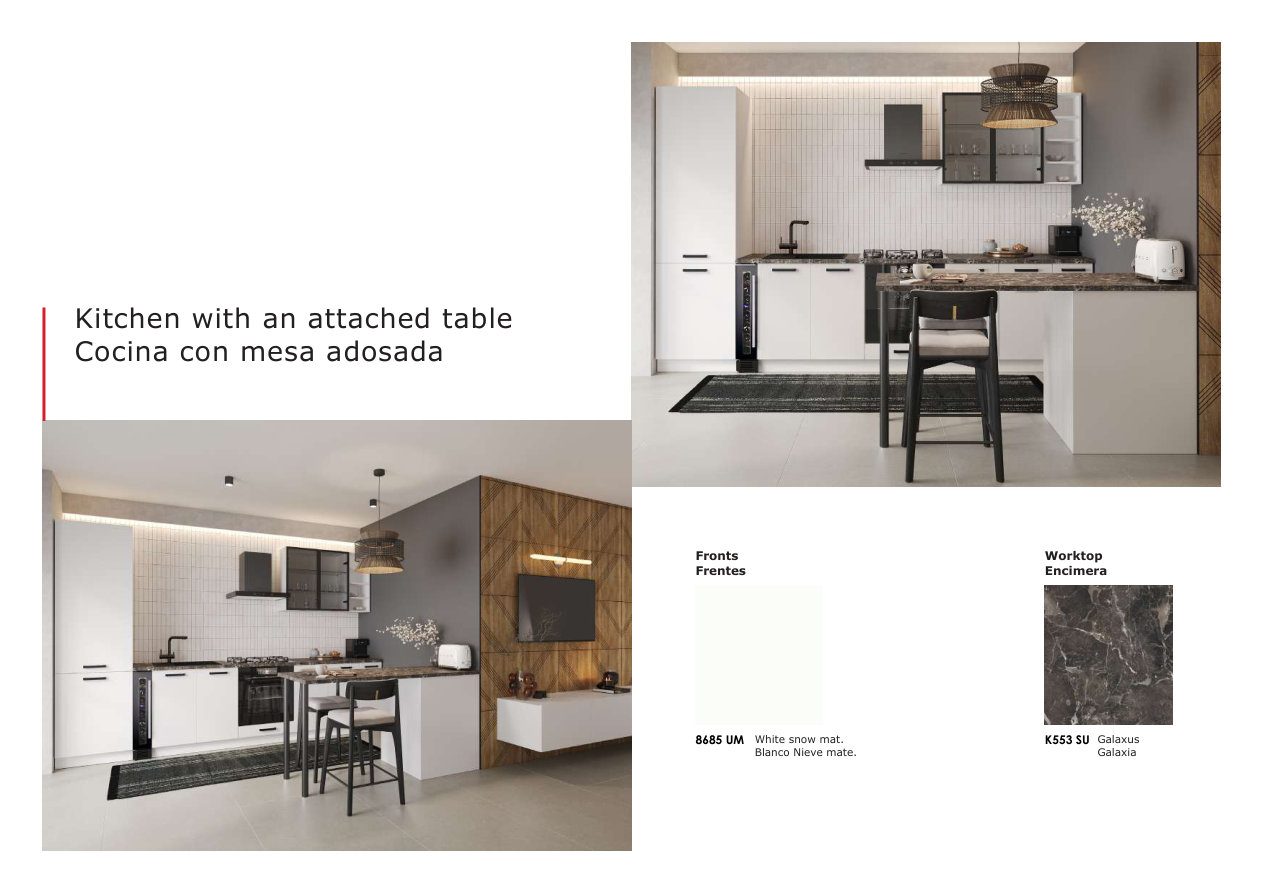 Cocina modular con mesa adosada desde 1.500 € — foto 3